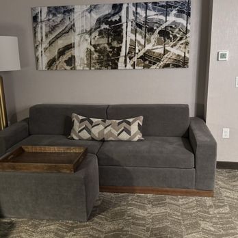 SpringHill Suites by Marriott Columbus Dublin - King suite, bedroom, sitting area, and bathroom. - Hotels Near Me - Dublin, Ohio SpringHill Suites by Marriott Columbus Dublin - King suite, bedroom, sitting area, and bathroom. - Hotels Near Me - Dublin, Ohio