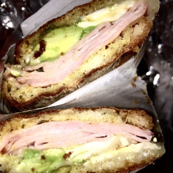 Benvenuto Cafe - Black Forrest ham, Brie, mozzarella, avocado, honey mustard, on a baguette. For some reason not the best combination but all my fault - Cafes Near Me - New York, New York Benvenuto Cafe - Black Forrest ham, Brie, mozzarella, avocado, honey mustard, on a baguette. For some reason not the best combination but all my fault - Cafes Near Me - New York, New York