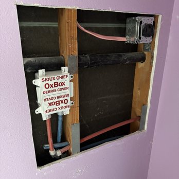 Black Diamond Builders - Plumbers installed the water inlet and electrician installed the 240v outlet. - General Contractors Near Me