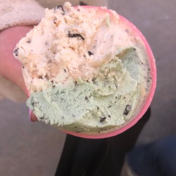 Gelato Paradiso - Mint chip & cookie dough! - Desserts Near Me - Austin, Texas