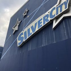 SilverCity Newmarket Cinemas & XSCAPE - I can still see the Famous Players sign under the tape(?)