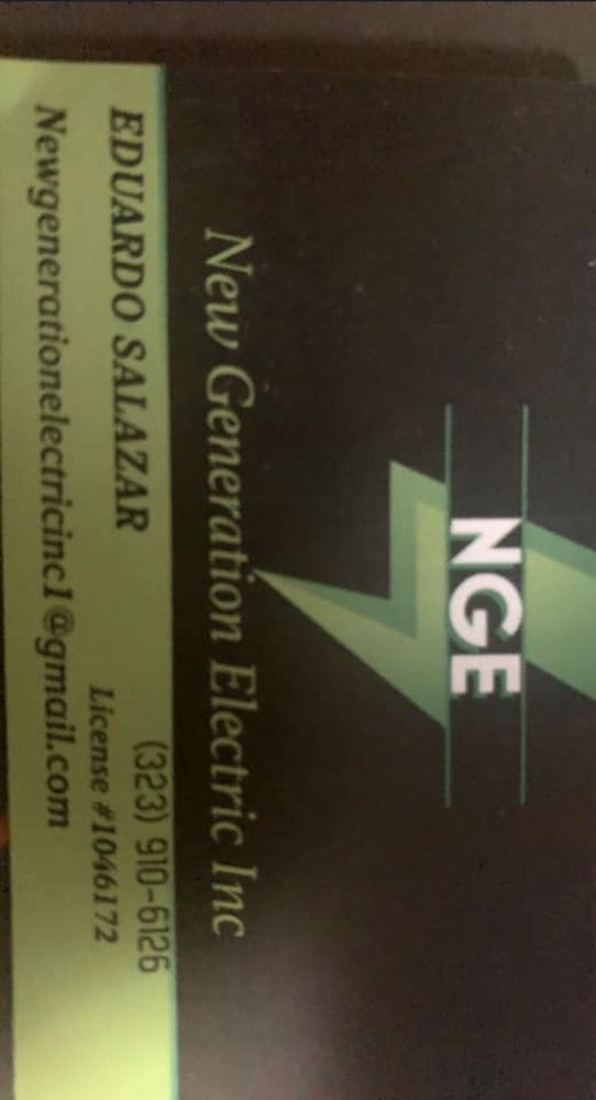 Slide of New Generation Electric