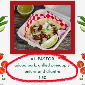Los Chapo’s Tacos - Menu from official website. No mention of sauce. - Tacos Near Me - Lutz, Florida Los Chapo’s Tacos - Menu from official website. No mention of sauce. - Tacos Near Me - Lutz, Florida