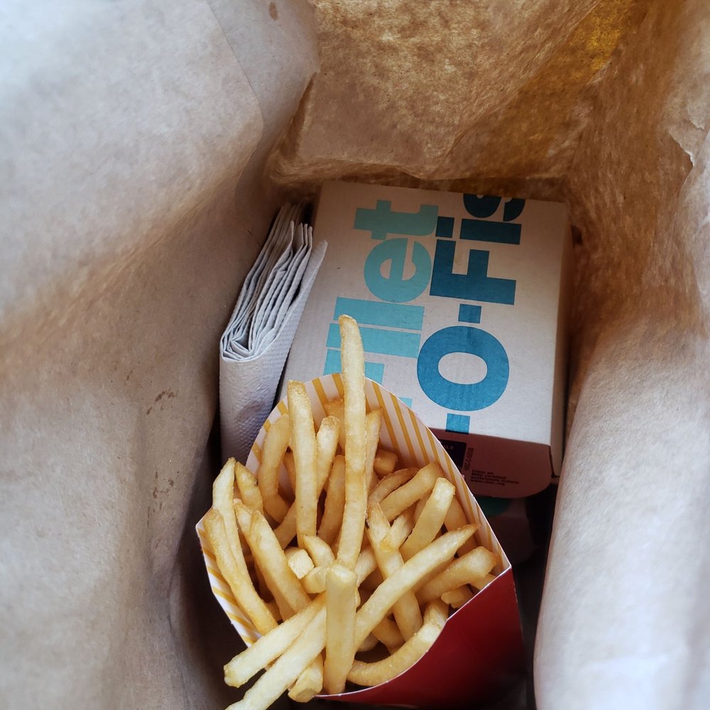French fries and filet fish French fries and filet fish