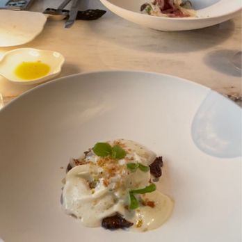 Le Jardinier - Kohlrabi ribbons, favorite dish - French Near Me - Houston, Texas