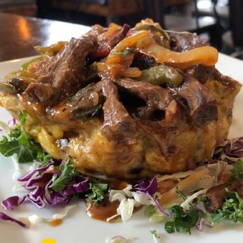 Villa Verde - Mofongo with Beef - Dominican Near Me - Greenville, North Carolina Villa Verde - Mofongo with Beef - Dominican Near Me - Greenville, North Carolina