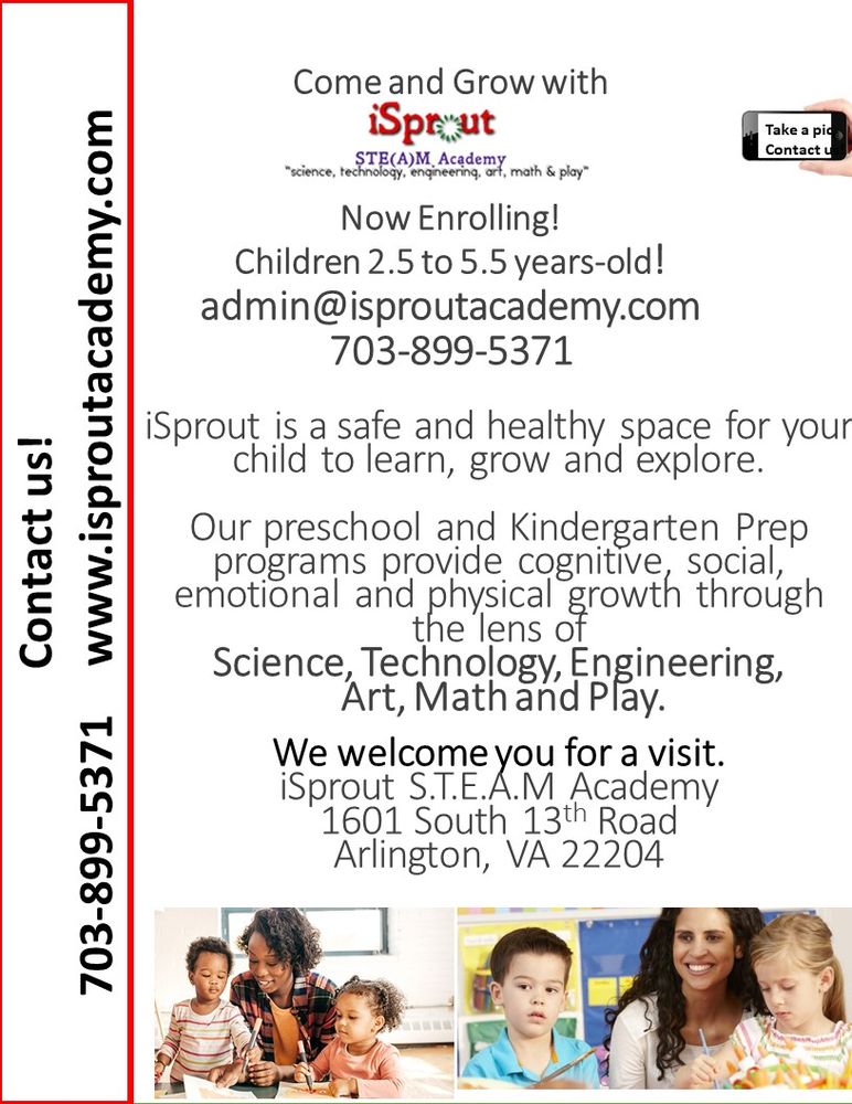 iSprout STEAM Academy - childcare center in Arlington, VA