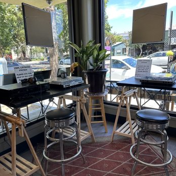 Armadillo Music - Listening station with turntables and headphones - Music & DVDs Near Me - Davis, California Armadillo Music - Listening station with turntables and headphones - Music & DVDs Near Me - Davis, California