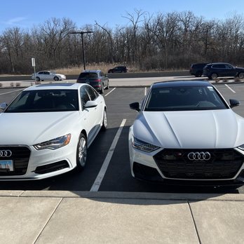 Audi Exchange - Old baby with new baby - Car Dealers Near Me - Highland Park, Illinois Audi Exchange - Old baby with new baby - Car Dealers Near Me - Highland Park, Illinois