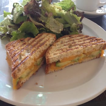 Green Bliss - Earth Day special: grilled cheese and avocado sandwich. I ordered mine with gluten-free bread. It was really quite delicious! - Coffee & Tea Near Me - Fullerton, California Green Bliss - Earth Day special: grilled cheese and avocado sandwich. I ordered mine with gluten-free bread. It was really quite delicious! - Coffee & Tea Near Me - Fullerton, California