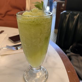Cafe Landwer - Mint Leaf Lemonade Granita - Mediterranean Near Me - Boston, Massachusetts Cafe Landwer - Mint Leaf Lemonade Granita - Mediterranean Near Me - Boston, Massachusetts