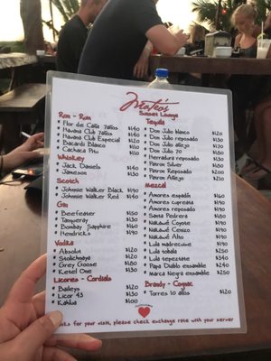 Menu photo 4 Mateo's Tulum, ROO