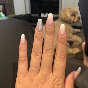 Zendo Nail Spa - What I walked out with. Briana was able to do this with DIP POWDER! - Nail Salons Near Me - Costa Mesa, California Zendo Nail Spa - What I walked out with. Briana was able to do this with DIP POWDER! - Nail Salons Near Me - Costa Mesa, California