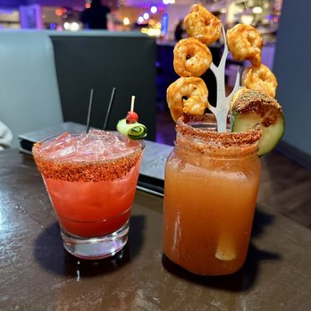 Tequila Bar & Grill - Michelada w/Shrimps - Mexican Near Me - San Leandro, California Tequila Bar & Grill - Michelada w/Shrimps - Mexican Near Me - San Leandro, California