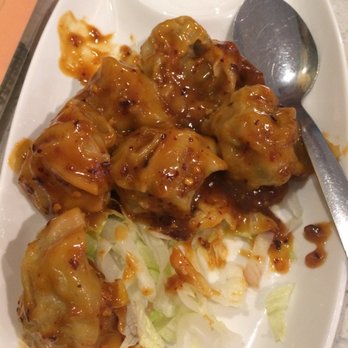Dim Sum Inn - Get this!!! Szechuan wontons on dim sum menu.   Spicy peanuty wontons. So good. - Dim Sum Near Me - Salinas, California