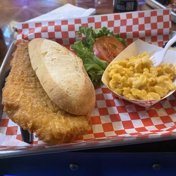 2nd South Market - Fish sandwich from the BBQ joint inside. 7 out of 10. Needs a better tarter sauce. - Food Court Near Me - Twin Falls, Idaho