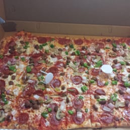 The classic Monster pizza! Fresh ingredients and a price that can't be beat!!! The classic Monster pizza! Fresh ingredients and a price that can't be beat!!!