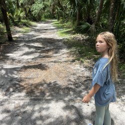 Very wide roads to walk on. Not really trials. Sarasota County doesn't really do trails.