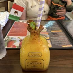Frozen patron mango margarita! Five stars! Frozen patron mango margarita! Five stars!