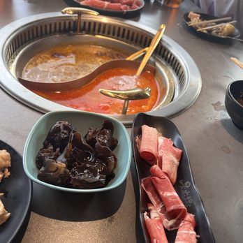 Hot Pot Kitchen - Beef tongue is soooooo good!!! So is the Wood-ear mushroom!! - Hot Pot Near Me - Rockville, Maryland Hot Pot Kitchen - Beef tongue is soooooo good!!! So is the Wood-ear mushroom!! - Hot Pot Near Me - Rockville, Maryland