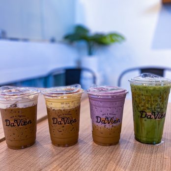Da Vien Coffee - Davien Coffee, Egg Coffee, Ube Coffee, Salted Caramel Matcha Latte - Desserts Near Me - Westminster, California