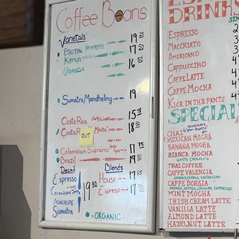 Dana Street Roasting Company - Menu 9/11/25 - Coffee & Tea Near Me - Mountain View, California Dana Street Roasting Company - Menu 9/11/25 - Coffee & Tea Near Me - Mountain View, California