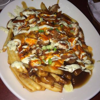 St. Louis Bar & Grill - Buffalo Chicken Poutine, SO GOOD!! - Sports Bars Near Me - Brampton, Ontario