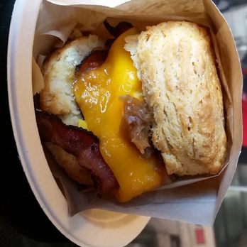 Eggslut - Fairfax with bacon on a biscuit - Breakfast & Brunch Near Me - Los Angeles, California