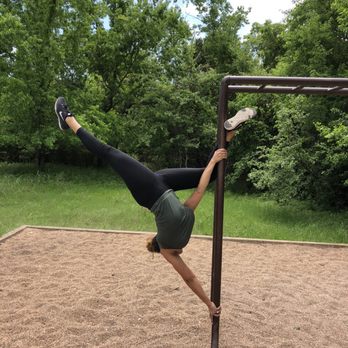 Mary Moore Searight Metropolitan Park - OH, JUST PLAYING AROUND ON ONE OF THE WORKOUT STATIONS ALONG THE PAVED PATHS - Parks Near Me - Austin, Texas Mary Moore Searight Metropolitan Park - OH, JUST PLAYING AROUND ON ONE OF THE WORKOUT STATIONS ALONG THE PAVED PATHS - Parks Near Me - Austin, Texas
