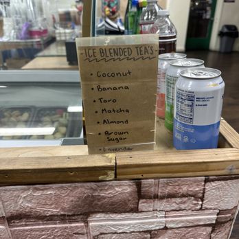 Toi Moi - Blended teas menu - Desserts Near Me - Riverside, California