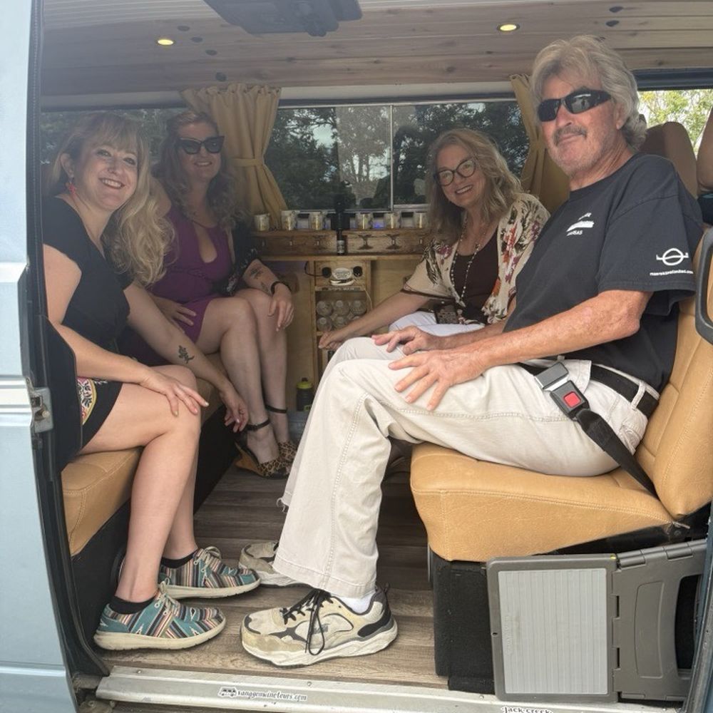 Vanagon Wine Tours - Inside set up! SWEET - - Wine Tours Near Me - Templeton, California Vanagon Wine Tours - Inside set up! SWEET - - Wine Tours Near Me - Templeton, California