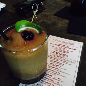 Local Bistro - Makers Mark slushie with Luxardo cherry. Yum. - Italian Near Me - Scottsdale, Arizona