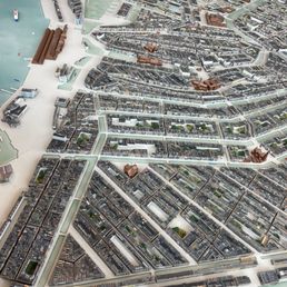 Arial view map