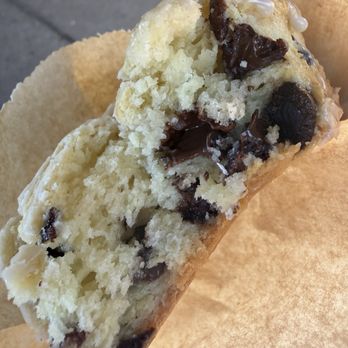 North Fork Chai - Chocolate Chip Scone with Chai Glaze was freshly made & still warm - Coffee & Tea Near Me - Newcastle, California North Fork Chai - Chocolate Chip Scone with Chai Glaze was freshly made & still warm - Coffee & Tea Near Me - Newcastle, California