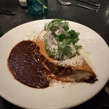 Odin Mezcaleria - Mole Coloradito Chicken Quesadilla - Mexican Near Me - Oakland, California Odin Mezcaleria - Mole Coloradito Chicken Quesadilla - Mexican Near Me - Oakland, California