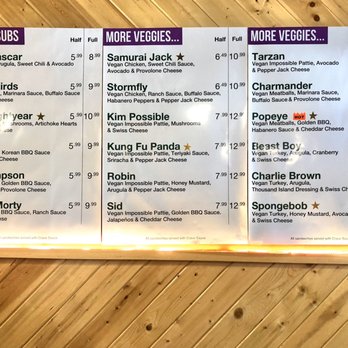 Crave Subs - vegan/vegetarian menu (2/2) - Halal Near Me - Berkeley, California Crave Subs - vegan/vegetarian menu (2/2) - Halal Near Me - Berkeley, California