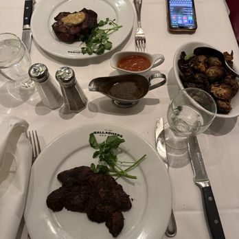 Gallaghers Steakhouse - Filet Mignon and Crispy Brussels Sprouts - Steakhouses Near Me - New York, New York Gallaghers Steakhouse - Filet Mignon and Crispy Brussels Sprouts - Steakhouses Near Me - New York, New York