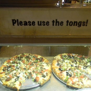 Mountain Mike's Pizza - Please use the tongs, not your dirty hands! - Pizza Near Me - Mountain View, California