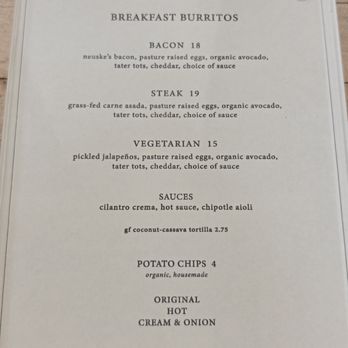 Wake and Late - Burrito menu - Breakfast & Brunch Near Me - Pasadena, California