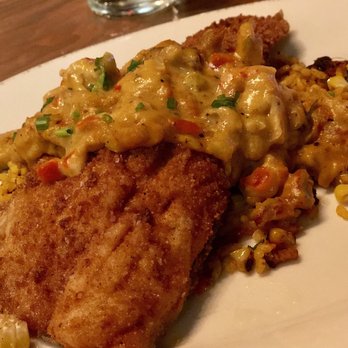 Sea Level NC - NC Fried Trout with Crawfish gravy - Seafood Near Me - Charlotte, North Carolina Sea Level NC - NC Fried Trout with Crawfish gravy - Seafood Near Me - Charlotte, North Carolina