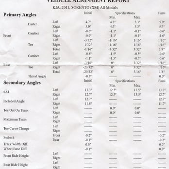 US Tire & Wheel - This is Re-Alignment at a different shop on 03/28/2015 , Take NOTE of REAR INITIAL camber and toe (BAD US Tires Alignment). - Tires Near Me - Chico, California US Tire & Wheel - This is Re-Alignment at a different shop on 03/28/2015 , Take NOTE of REAR INITIAL camber and toe (BAD US Tires Alignment). - Tires Near Me - Chico, California