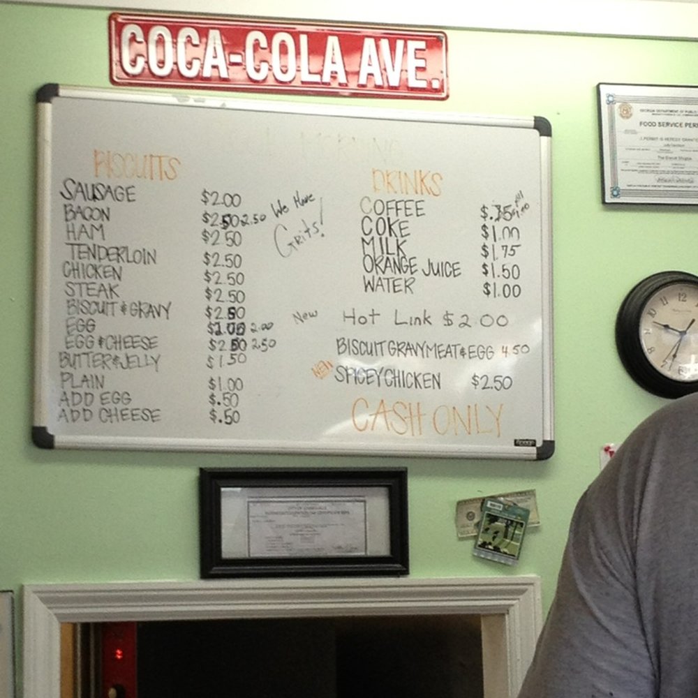 The Biscuit Shoppe - Menu as of August '13 - Desserts Near Me - Gainesville, Georgia The Biscuit Shoppe - Menu as of August '13 - Desserts Near Me - Gainesville, Georgia