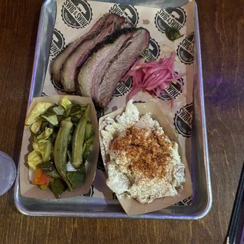 Swig & Swine - Brisket platter but was overloaded with fat, not enjoyable - Barbeque Near Me - Mount Pleasant, South Carolina