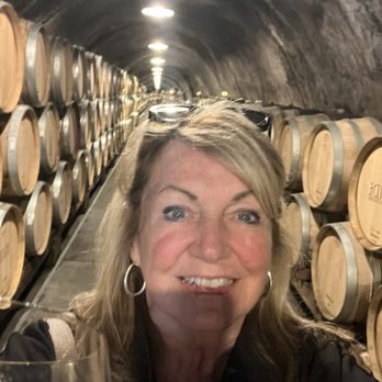 Pride Mountain Vineyards - Me in the cave tunnel of oak! - Wineries Near Me - St. Helena, California Pride Mountain Vineyards - Me in the cave tunnel of oak! - Wineries Near Me - St. Helena, California