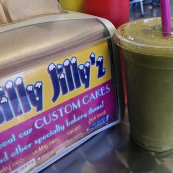 Chilly Jilly'z Bakery & Cafe - Go Go Green Smoothie: kale, carrots, broccoli, apples, cinnamon - Ice Cream & Frozen Yogurt Near Me - Boulder City, Nevada Chilly Jilly'z Bakery & Cafe - Go Go Green Smoothie: kale, carrots, broccoli, apples, cinnamon - Ice Cream & Frozen Yogurt Near Me - Boulder City, Nevada