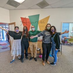 Aparisi Visual And Performing Arts - All 5 of our awesome instructors in one photos!! Sarah, Bella, Matt, Oliver, and Wednesday.