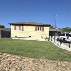Sunset Care and Livin - Part of the Front yard and wheelchair ramp