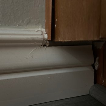 Advanced Custom Renovations - New baseboard around vanity - Flooring Near Me - Chandler, Arizona
