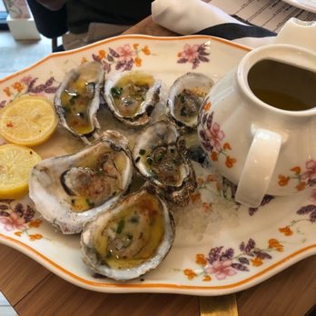 Supperland - Roasted oysters with smoking ember butter - Southern Near Me - Charlotte, North Carolina Supperland - Roasted oysters with smoking ember butter - Southern Near Me - Charlotte, North Carolina