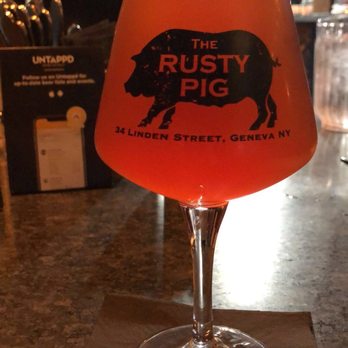 The Rusty Pig - Young Lion Raspberry Gose - Barbeque Near Me - Geneva, New York